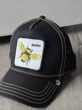 Goorin Bros The Farm Queen Bee Trucker Hat Black Snapback One Size